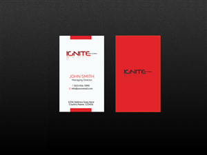 Business Card Design by Creations Box 2015 for Ignite Elite  Artists | Design: #6393102