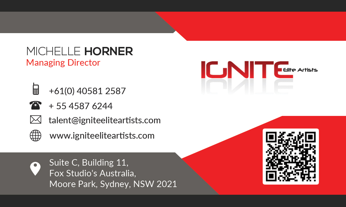 Business Card Design by Liliana Johnson for Ignite Elite  Artists | Design #6378198