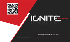 Business Card Design by Liliana Johnson for Ignite Elite  Artists | Design: #6378296
