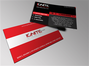 Visitenkarten-Design von DSmaniac für Ignite Elite  Artists | Design #6380585