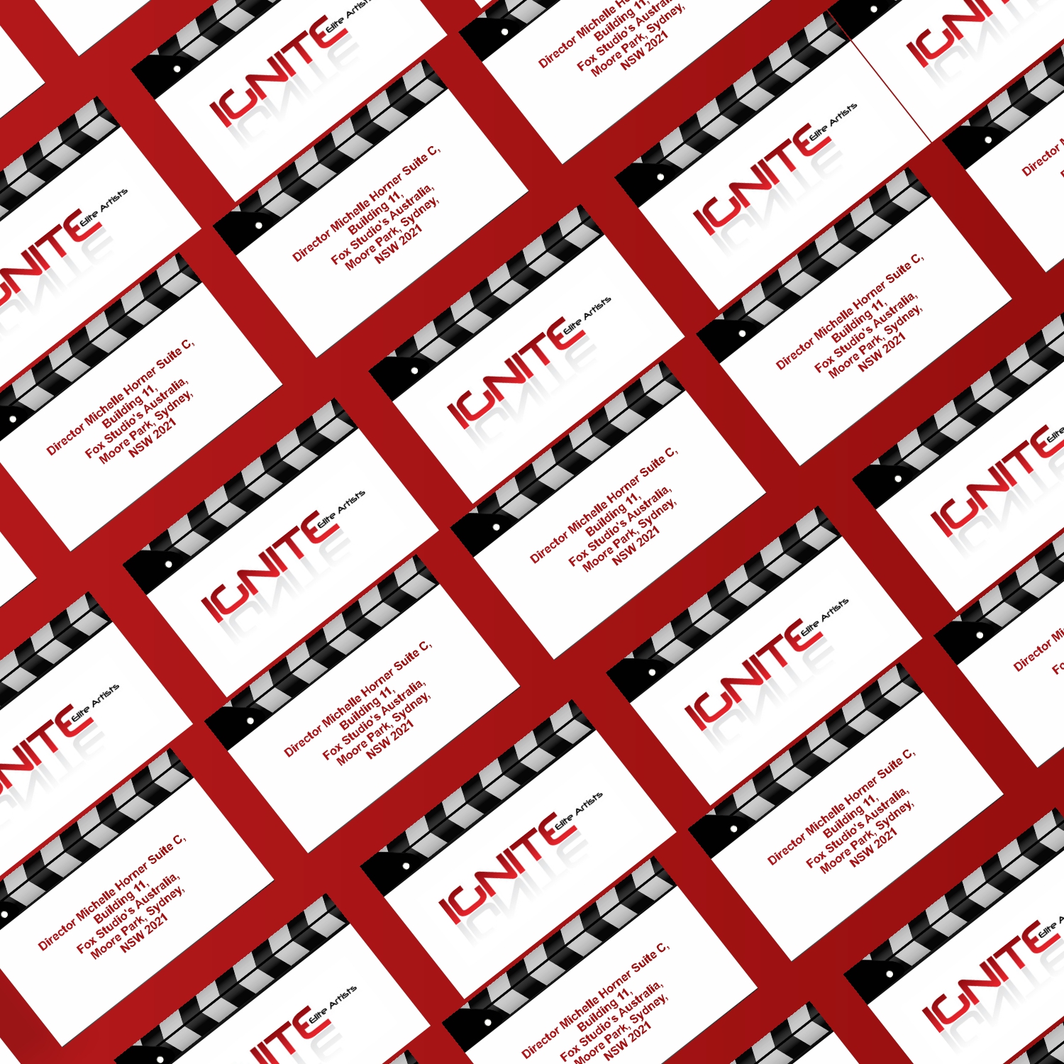 Business Card Design by Krishna Joshi for Ignite Elite  Artists | Design #6388385