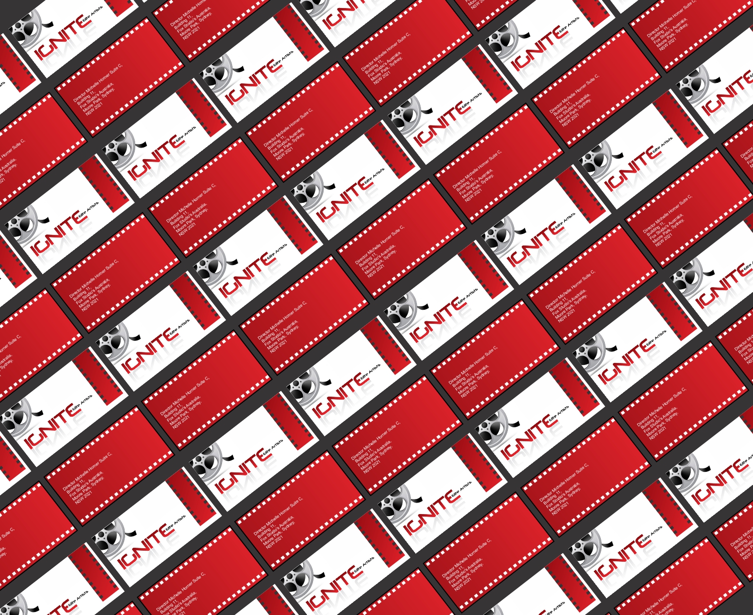 Business Card Design by Krishna Joshi for Ignite Elite  Artists | Design #6388919