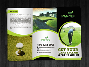 Brochure Design by debdesign for Par-Tee Virtual Golf | Design: #6416676