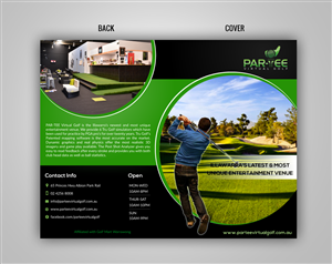 Brochure Design by pivotaldesign.biz for Par-Tee Virtual Golf | Design: #6398311