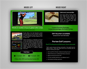 Brochure Design by pivotaldesign.biz for Par-Tee Virtual Golf | Design: #6398345