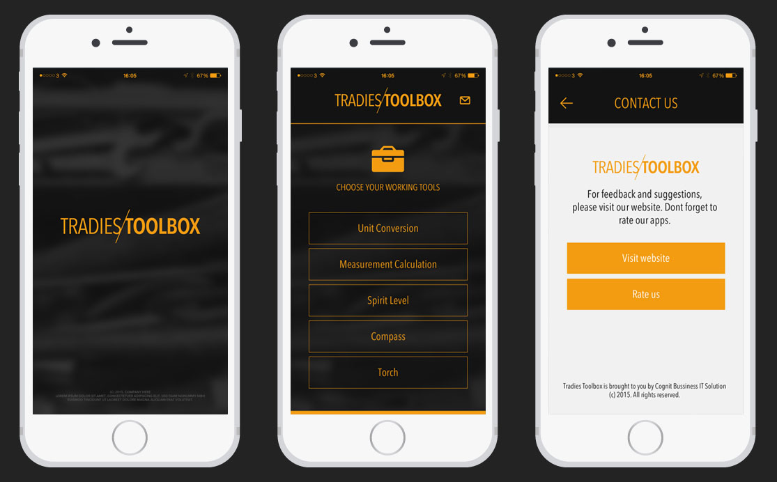 App Design by BillyAshgray for Cognit Business IT Solutions | Design #6456185