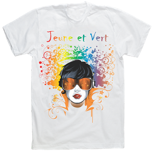 Debut of a startup clothing line-Jeune et Vert | Diseño de Camiseta por LOGO DESIGNER