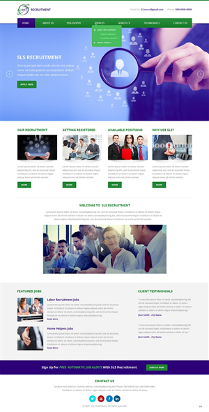 Web Design by pb for this project | Design: #6389237