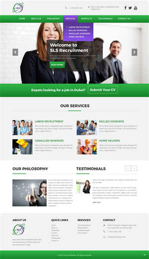Web Design by pb for this project | Design: #6389242