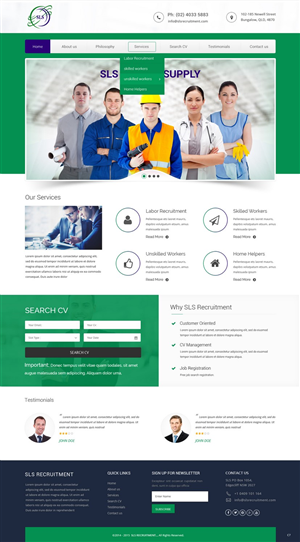 Web Design by pb for this project | Design: #6390097