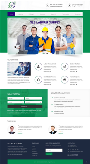 Web Design by pb for this project | Design: #6390101