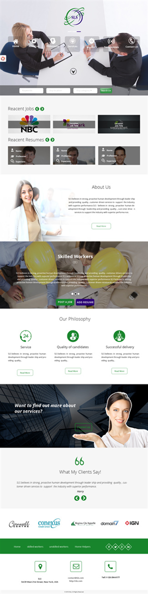 Web Design by Shinas for this project | Design: #6657616