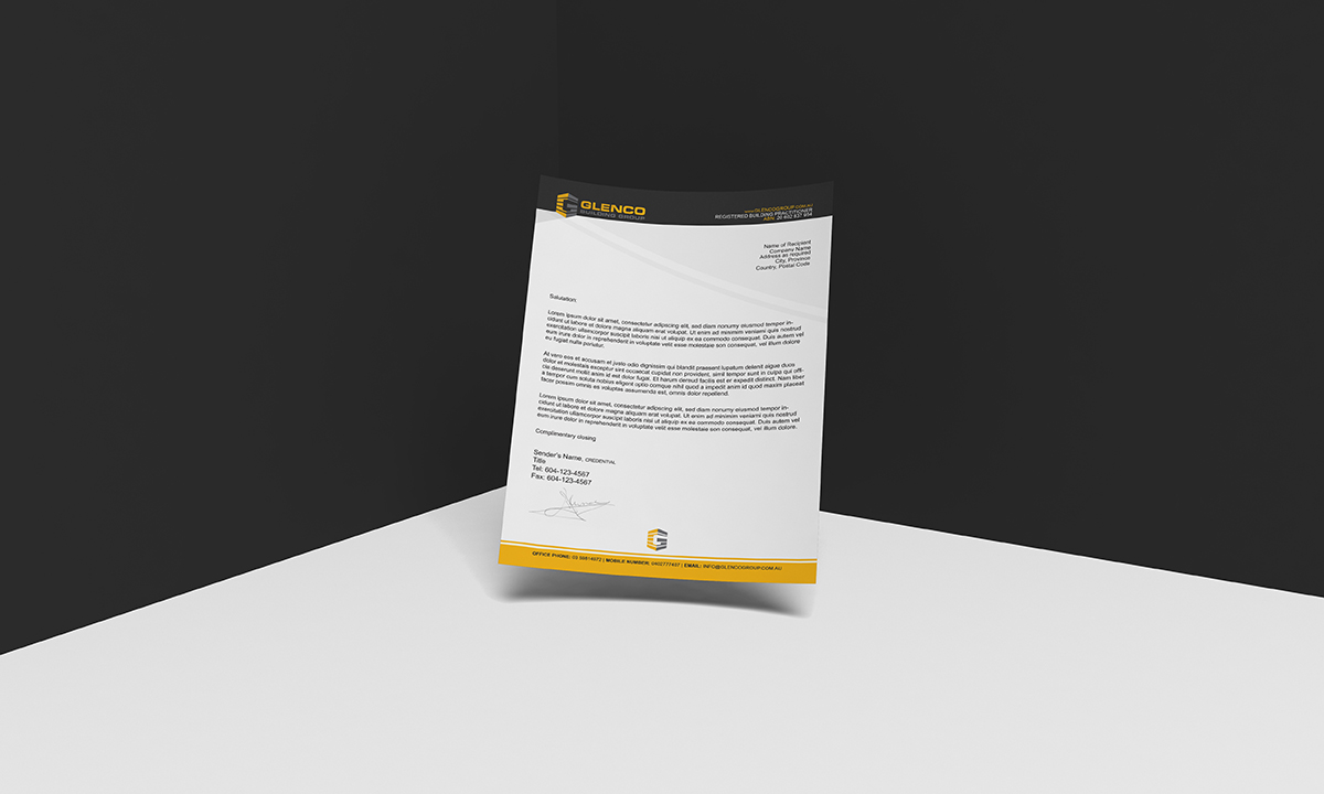 Letterhead Design by Miroslav Z. for this project | Design #6391003