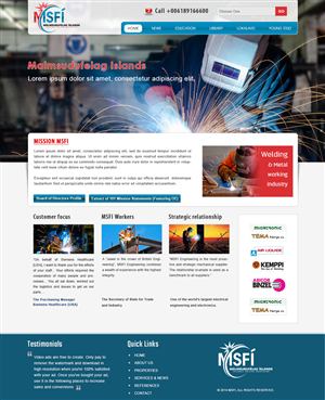 Diseño Web por webxvision para ICELANDIC WELDING ASSOCIATION | Diseño: #6481695