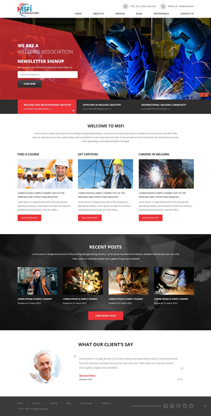 Diseño Web por pb para ICELANDIC WELDING ASSOCIATION | Diseño: #6441091