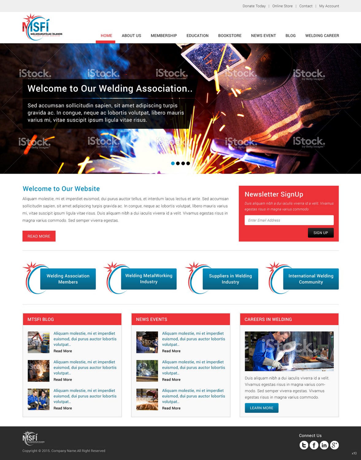 Web Design par pb pour ICELANDIC WELDING ASSOCIATION | Design #6444534
