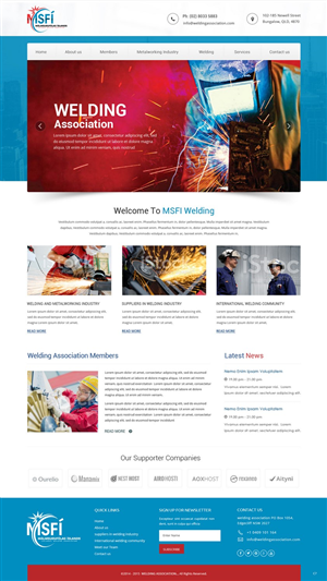Diseño Web por pb para ICELANDIC WELDING ASSOCIATION | Diseño: #6467427