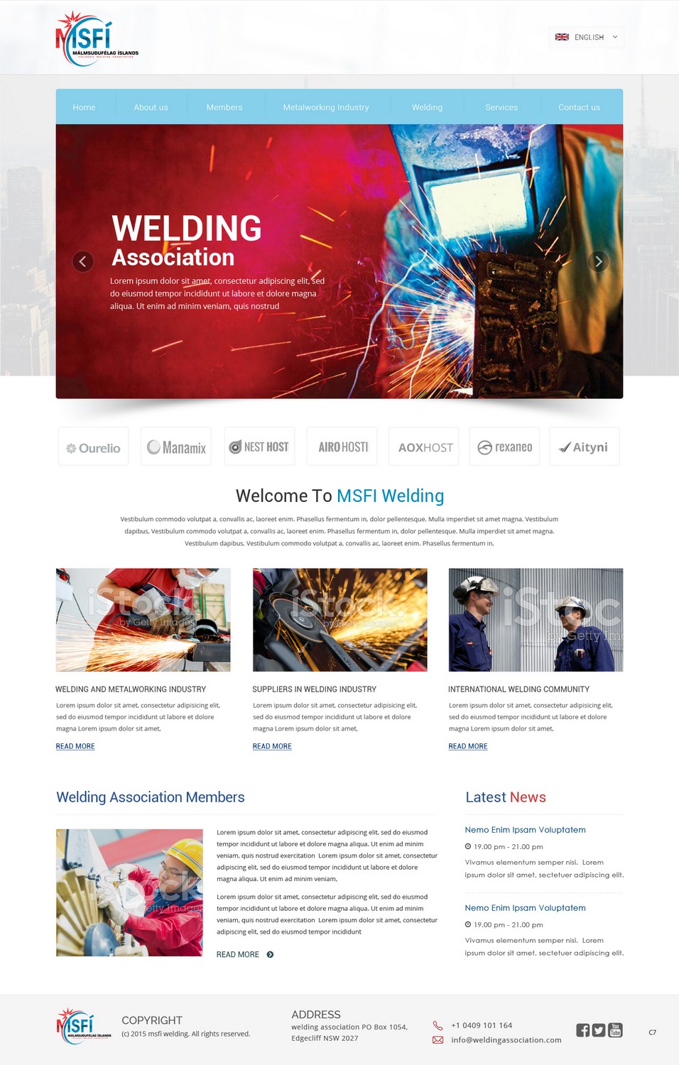Diseño Web por pb para ICELANDIC WELDING ASSOCIATION | Diseño: #6495133