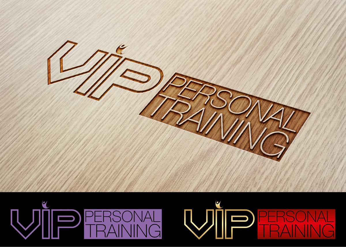 Diseño de Logo por ALSADESIGN para Vip-Personal Training | Diseño #6394912