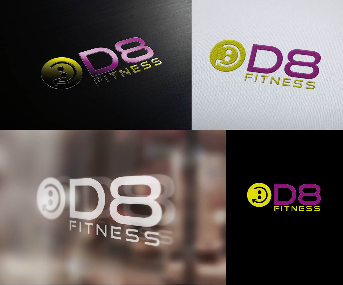 Logo Design by mariosigncom for D8 Fitness | Design #6458141