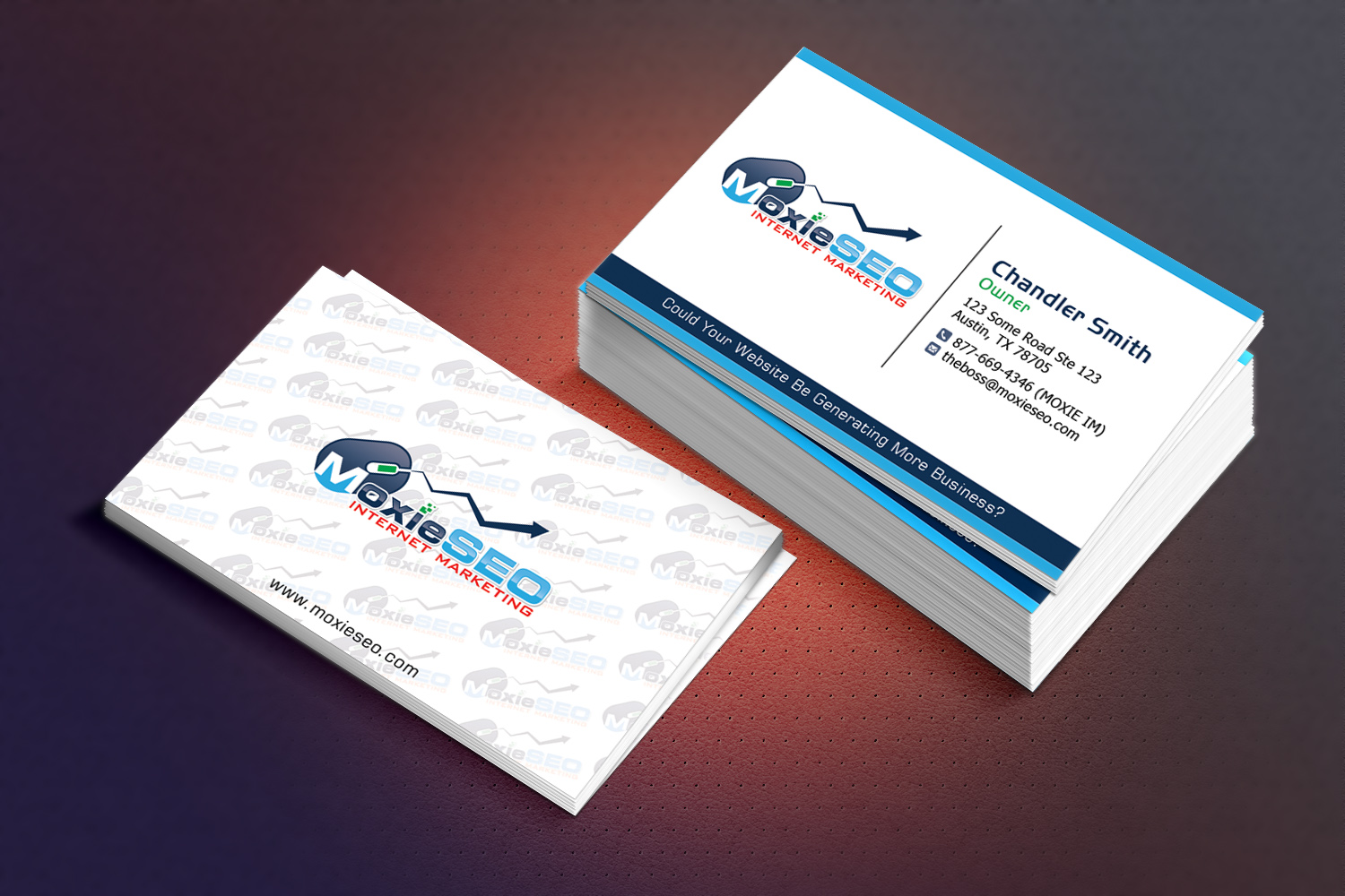 Diseño de Tarjeta de Presentación por Sandaruwan para Moxie SEO | Diseño #6400479