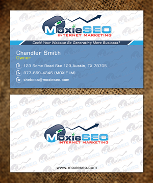 SEO Company Needs a Professional, Bold Business Card Design | Business Card Design by Sandaruwan