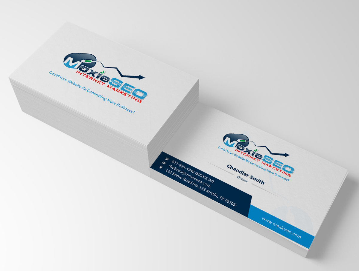 Business Card Design by INDIAN_Ashok for Moxie SEO | Design #6396833