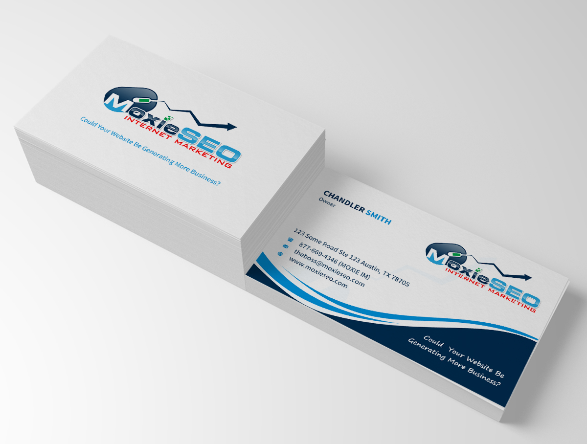 Business Card Design by INDIAN_Ashok for Moxie SEO | Design #6396841