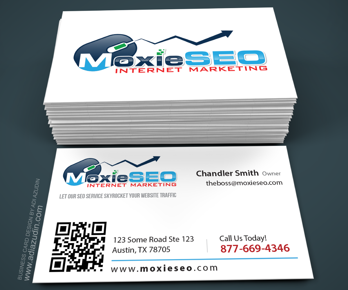 Business Card Design by adiazudin for Moxie SEO | Design #6392650