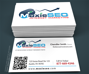 Business Card Design by adiazudin for Moxie SEO | Design: #6392650