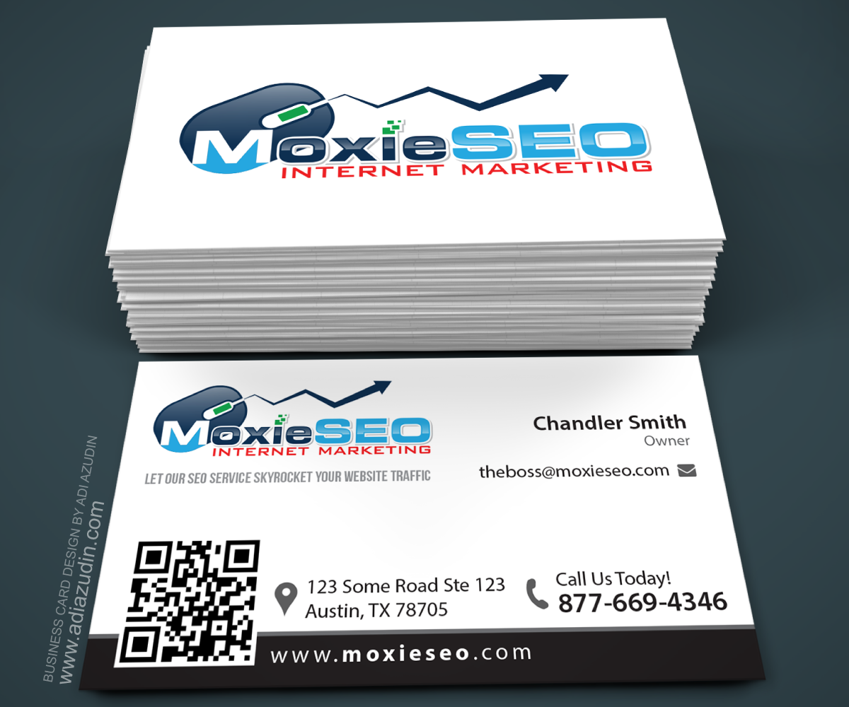 Business Card Design by adiazudin for Moxie SEO | Design #6392826