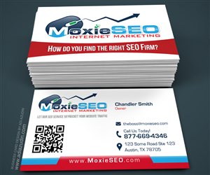 Diseño de Tarjeta de Presentación por adiazudin para Moxie SEO | Diseño #6396931