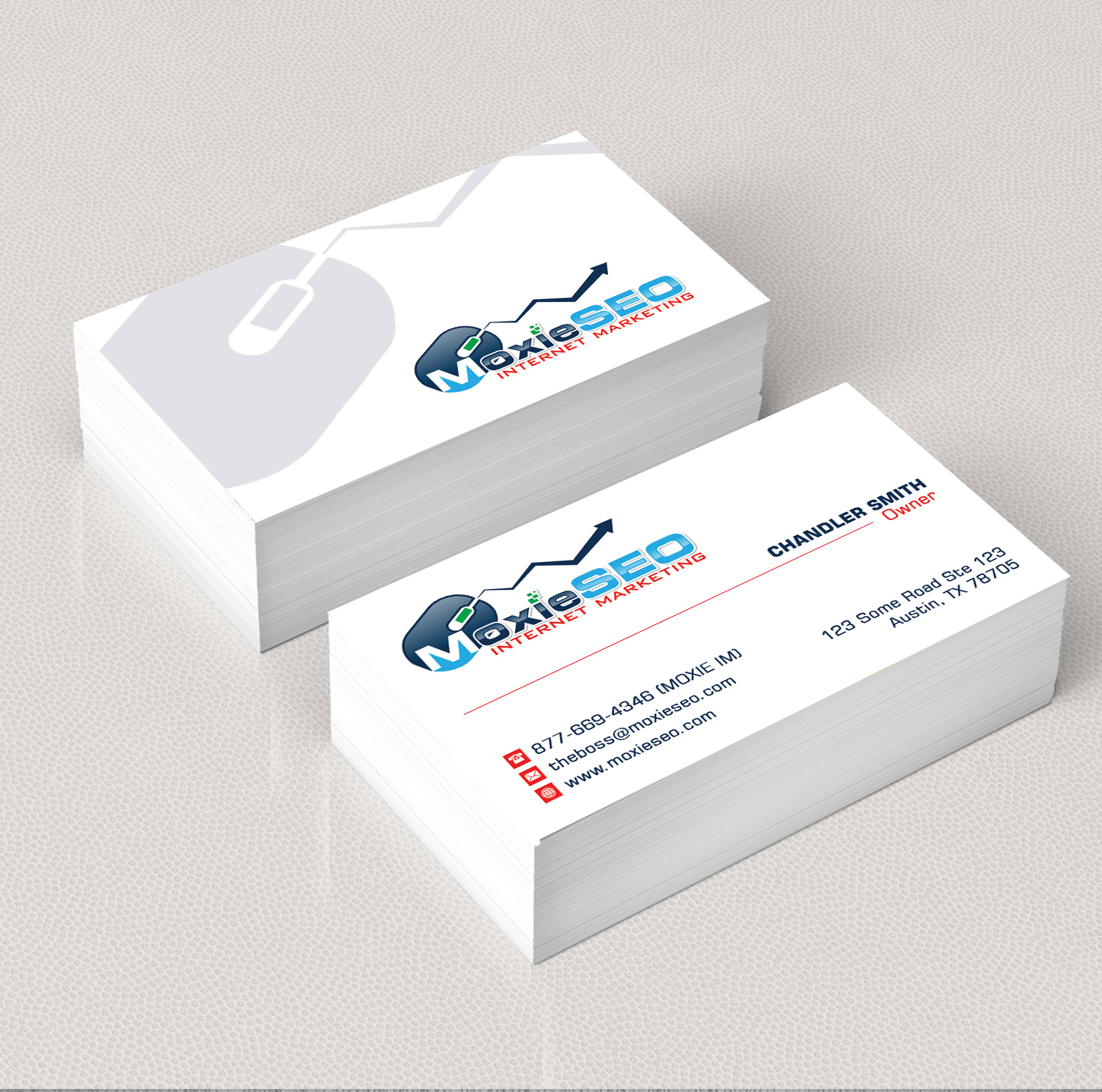 Business Card Design by Lanka Ama for Moxie SEO | Design #6395302