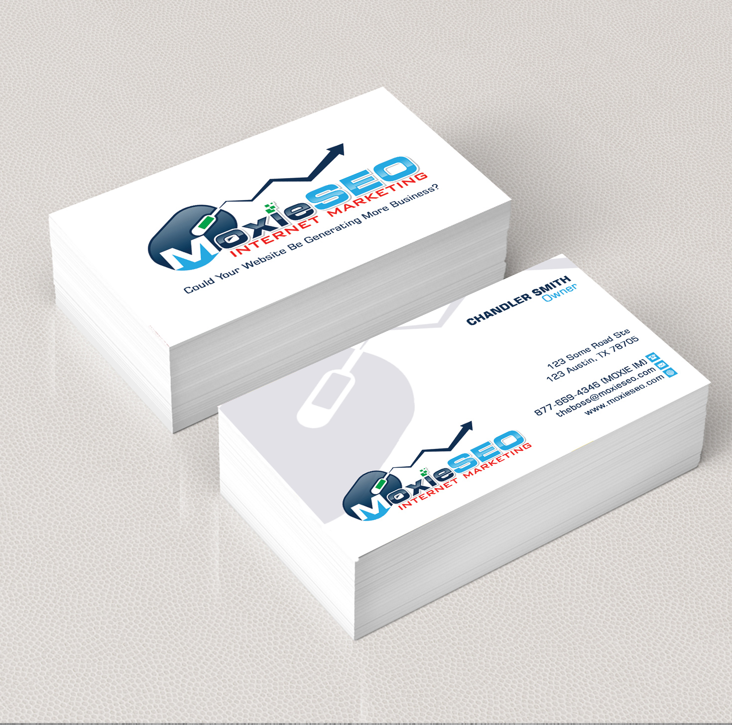 Business Card Design by Lanka Ama for Moxie SEO | Design #6395307