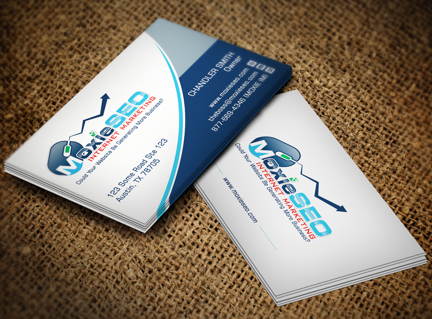 Business Card Design by Lanka Ama for Moxie SEO | Design #6395320