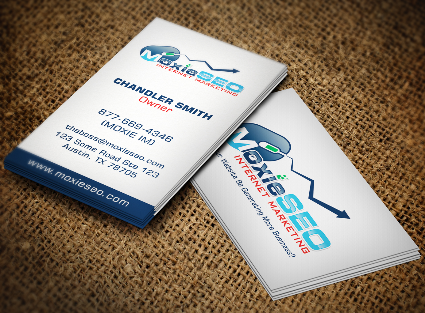 Business Card Design by Lanka Ama for Moxie SEO | Design #6395333