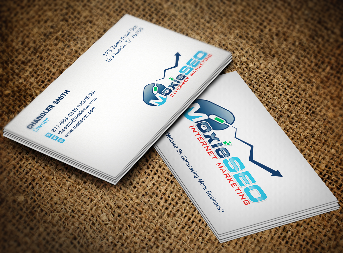 Business Card Design by Lanka Ama for Moxie SEO | Design #6395335