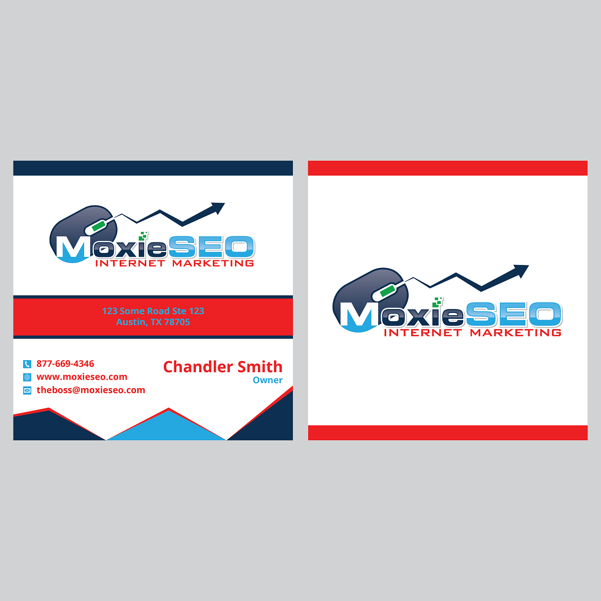 Business Card Design by Verified artistry (Design garden) for Moxie SEO | Design #6419096