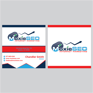 Business Card Design by Verified artistry (Design garden) for Moxie SEO | Design: #6419096
