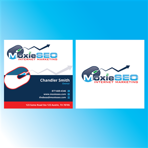 Business Card Design by Verified artistry (Design garden) for Moxie SEO | Design: #6419100