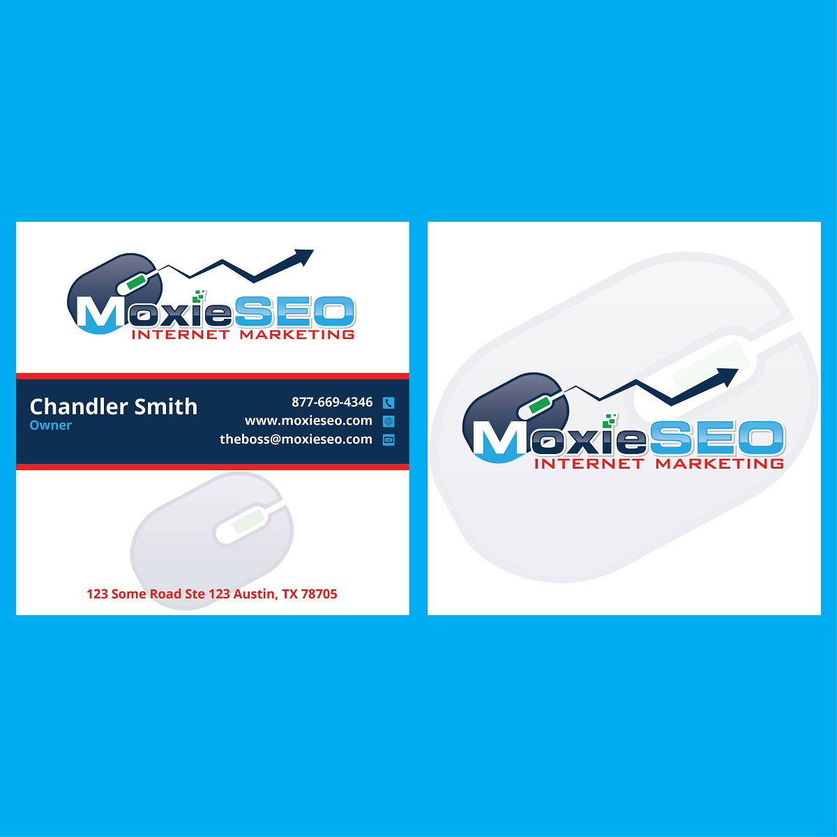 Business Card Design by Verified artistry (Design garden) for Moxie SEO | Design #6419106