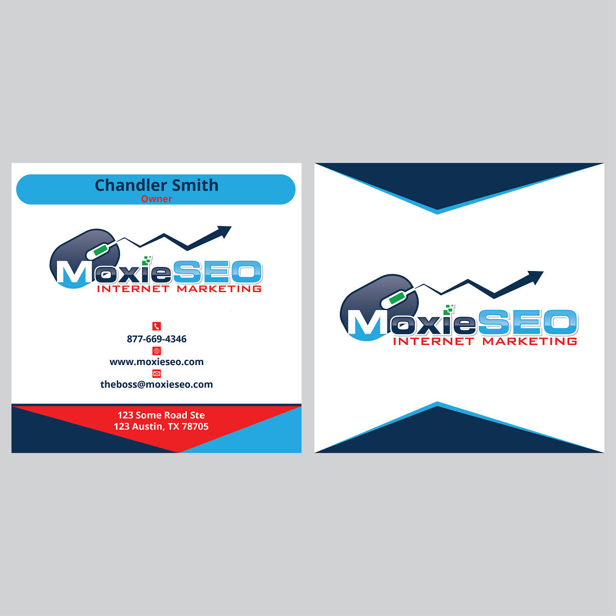 Business Card Design by Verified artistry (Design garden) for Moxie SEO | Design #6419328