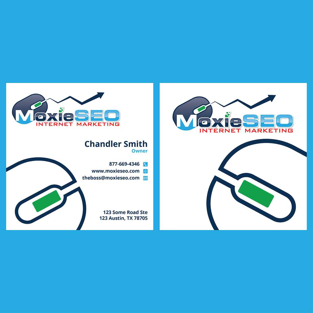 Business Card Design by Verified artistry (Design garden) for Moxie SEO | Design #6419331
