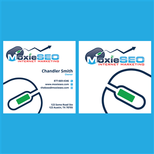 Business Card Design by Verified artistry (Design garden) for Moxie SEO | Design: #6419331
