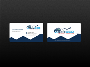 Business Card Design by Creations Box 2015 for Moxie SEO | Design: #6401067