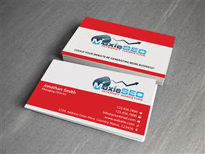 Business Card Design by Creations Box 2015 for Moxie SEO | Design: #6401082