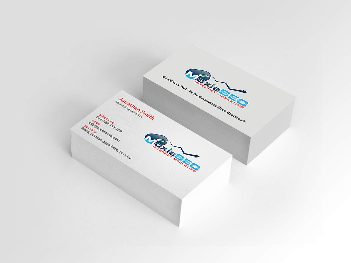 Business Card Design by Creations Box 2015 for Moxie SEO | Design #6401084