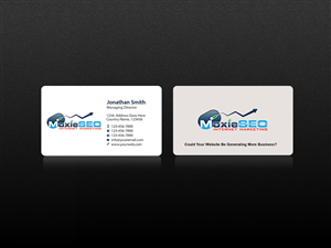 Business Card Design by Creations Box 2015 for Moxie SEO | Design: #6401085