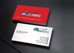 Business Card Design by Creations Box 2015 for Moxie SEO | Design: #6401088