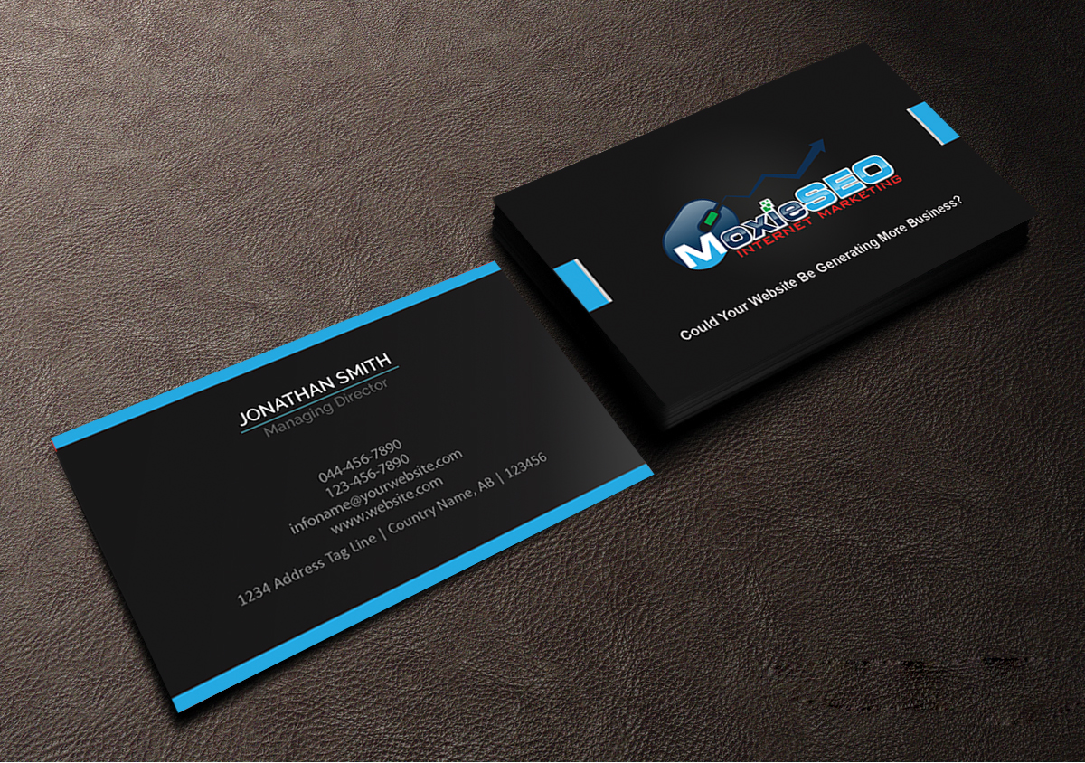 Business Card Design by Creations Box 2015 for Moxie SEO | Design #6401093